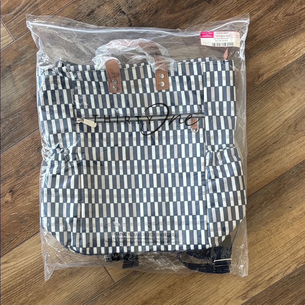 Thirty One  Journey Backpack- Navy Oasis - Picture 3 of 14